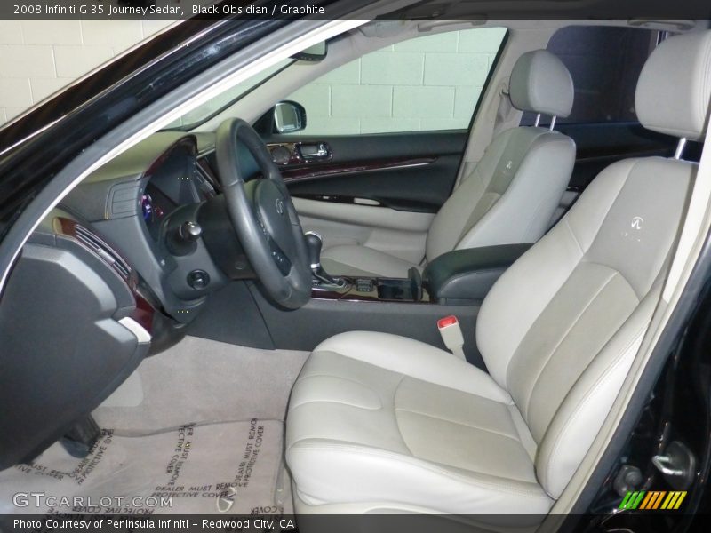 Black Obsidian / Graphite 2008 Infiniti G 35 Journey Sedan