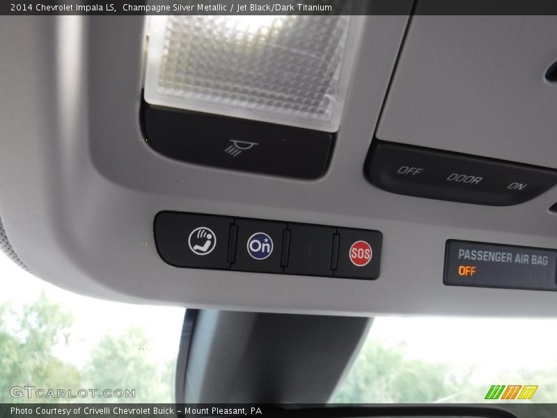 Champagne Silver Metallic / Jet Black/Dark Titanium 2014 Chevrolet Impala LS