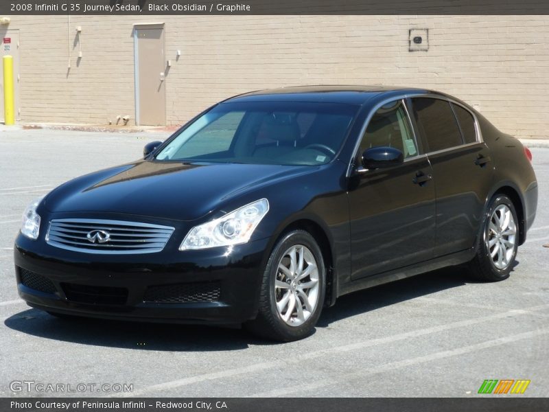 Black Obsidian / Graphite 2008 Infiniti G 35 Journey Sedan