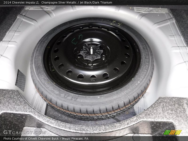 Champagne Silver Metallic / Jet Black/Dark Titanium 2014 Chevrolet Impala LS