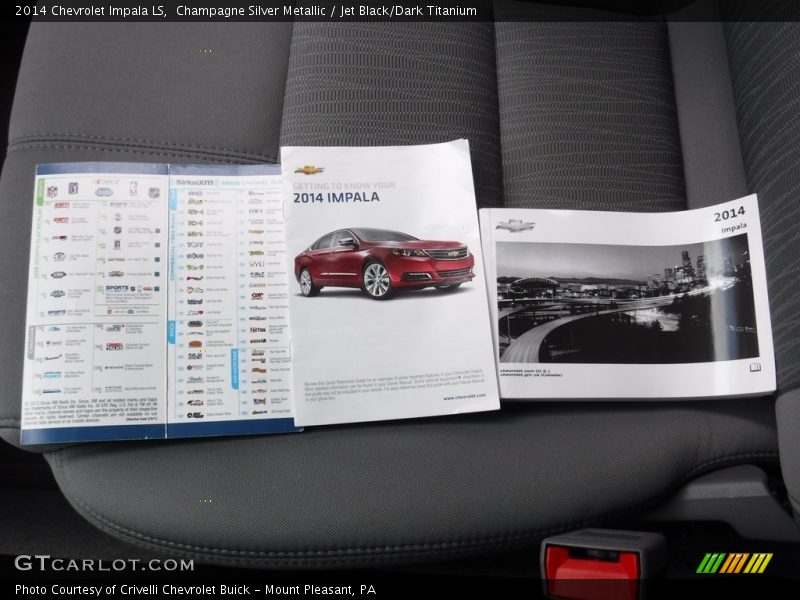 Champagne Silver Metallic / Jet Black/Dark Titanium 2014 Chevrolet Impala LS