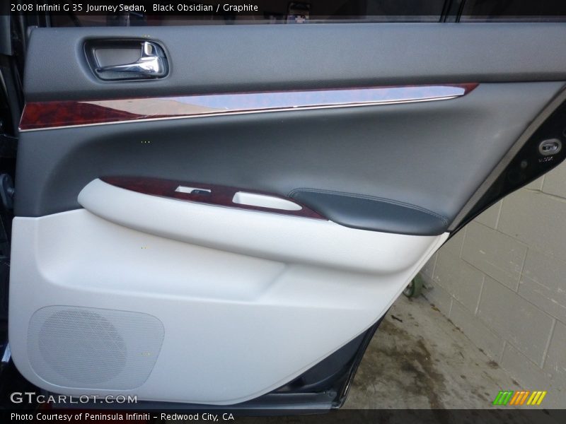 Black Obsidian / Graphite 2008 Infiniti G 35 Journey Sedan