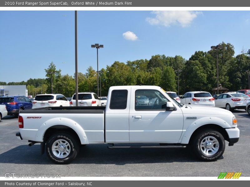 Oxford White / Medium Dark Flint 2010 Ford Ranger Sport SuperCab