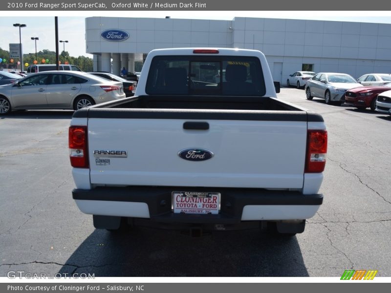 Oxford White / Medium Dark Flint 2010 Ford Ranger Sport SuperCab