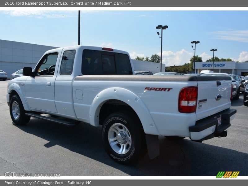 Oxford White / Medium Dark Flint 2010 Ford Ranger Sport SuperCab