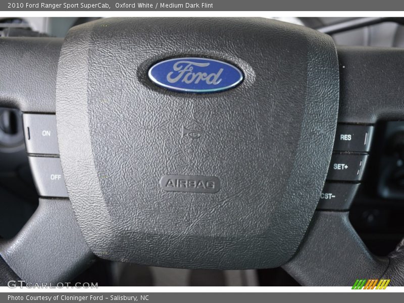 Oxford White / Medium Dark Flint 2010 Ford Ranger Sport SuperCab