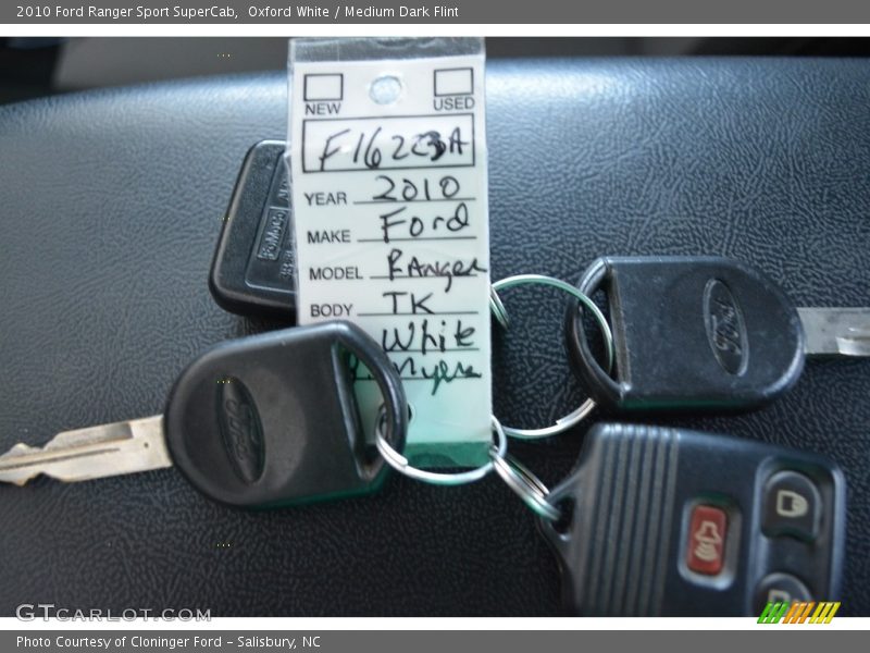 Oxford White / Medium Dark Flint 2010 Ford Ranger Sport SuperCab