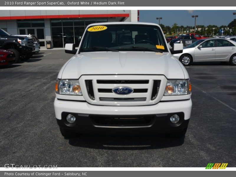 Oxford White / Medium Dark Flint 2010 Ford Ranger Sport SuperCab
