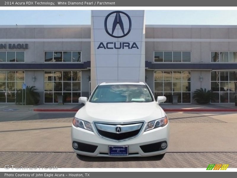 White Diamond Pearl / Parchment 2014 Acura RDX Technology