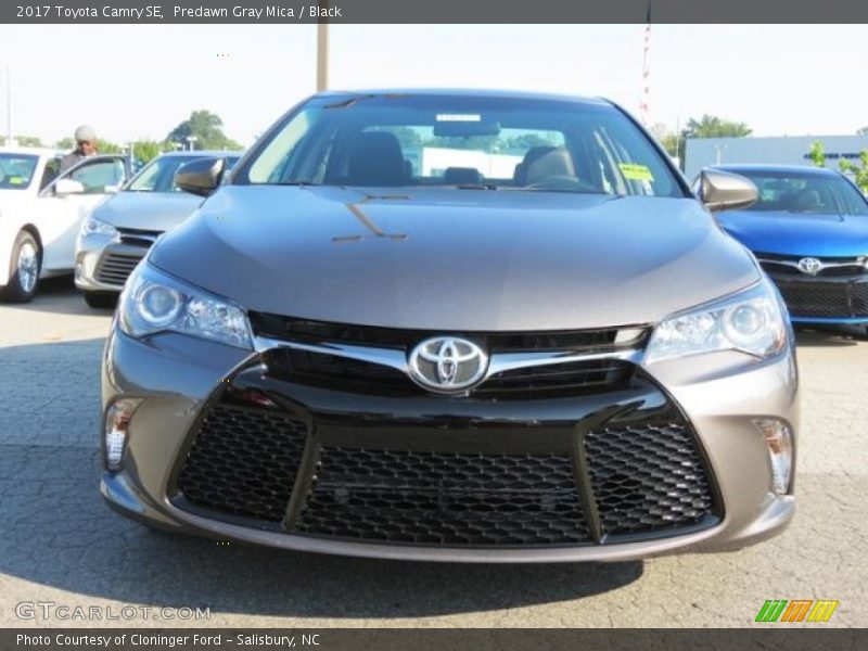 Predawn Gray Mica / Black 2017 Toyota Camry SE