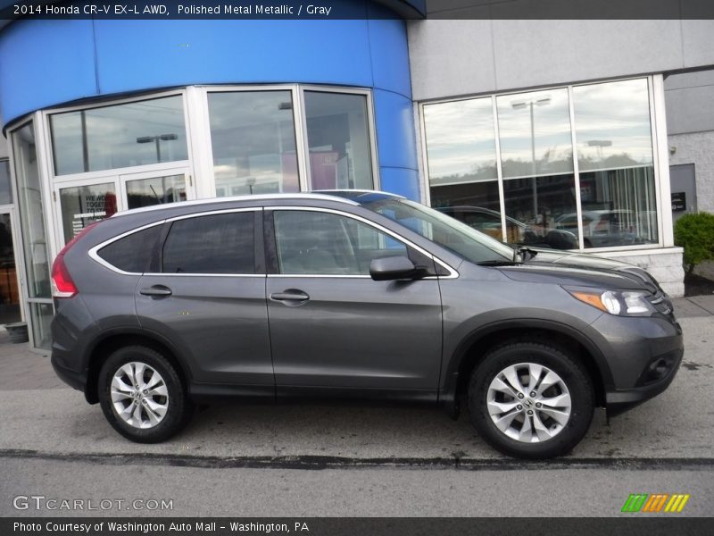 Polished Metal Metallic / Gray 2014 Honda CR-V EX-L AWD