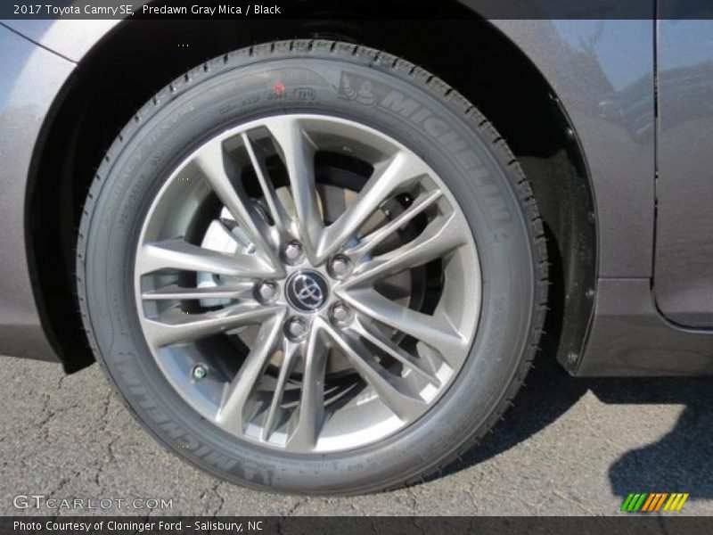Predawn Gray Mica / Black 2017 Toyota Camry SE