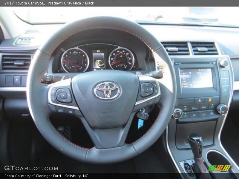Predawn Gray Mica / Black 2017 Toyota Camry SE
