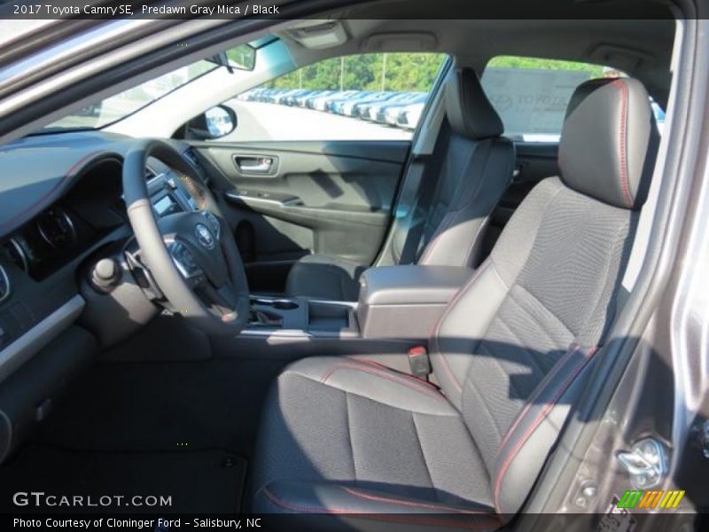 Predawn Gray Mica / Black 2017 Toyota Camry SE