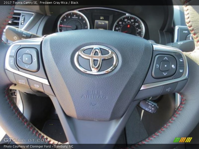 Predawn Gray Mica / Black 2017 Toyota Camry SE
