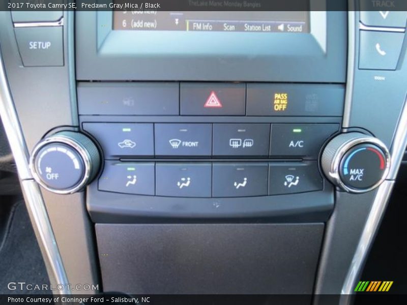 Predawn Gray Mica / Black 2017 Toyota Camry SE