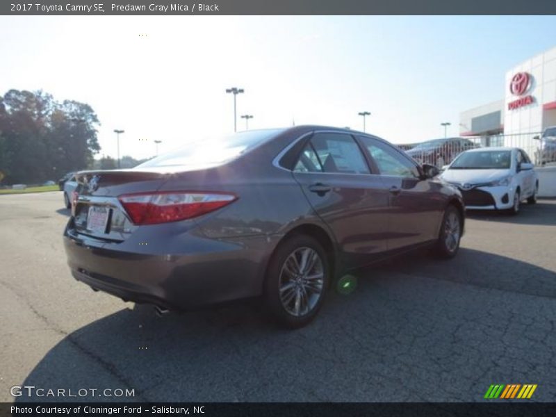 Predawn Gray Mica / Black 2017 Toyota Camry SE