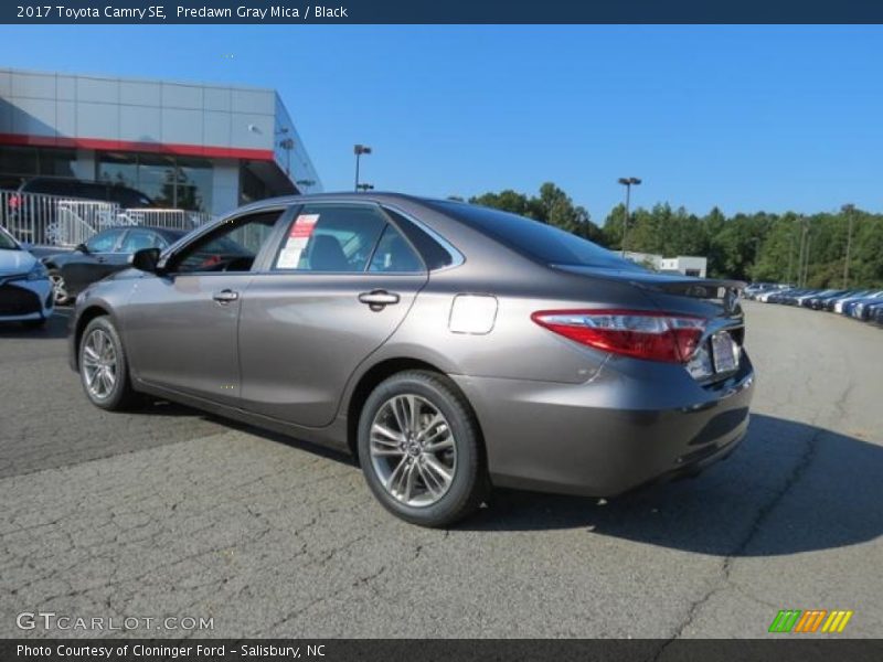 Predawn Gray Mica / Black 2017 Toyota Camry SE