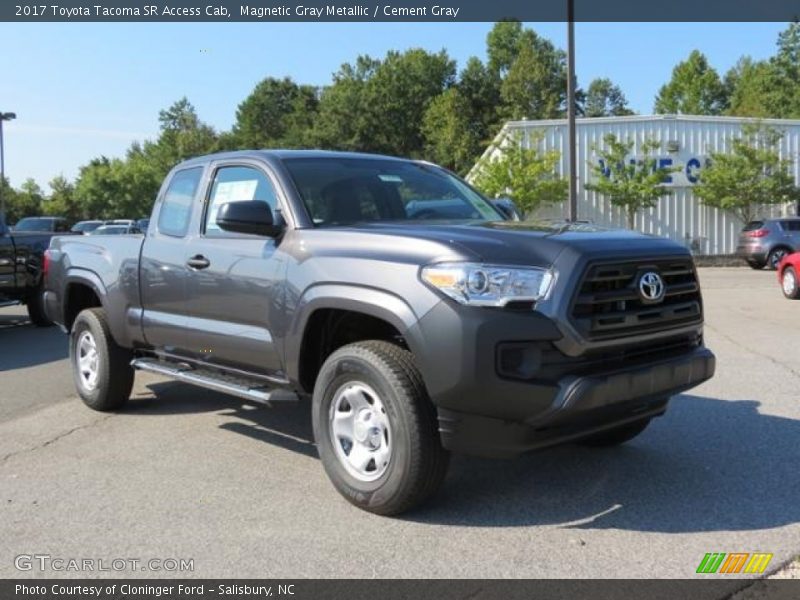 Magnetic Gray Metallic / Cement Gray 2017 Toyota Tacoma SR Access Cab