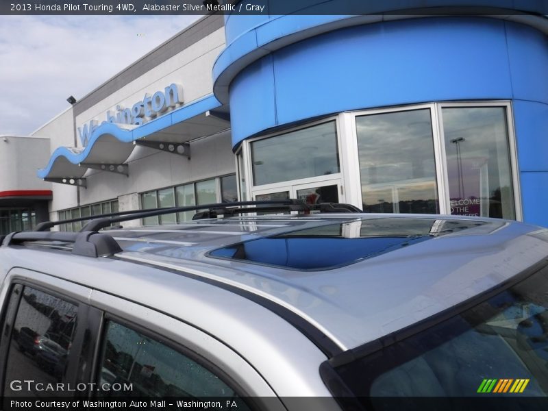 Alabaster Silver Metallic / Gray 2013 Honda Pilot Touring 4WD