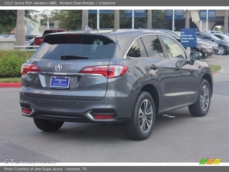 Modern Steel Metallic / Graystone 2017 Acura RDX Advance AWD