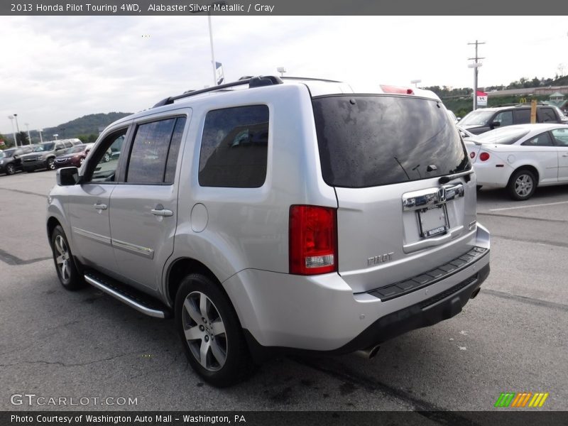 Alabaster Silver Metallic / Gray 2013 Honda Pilot Touring 4WD
