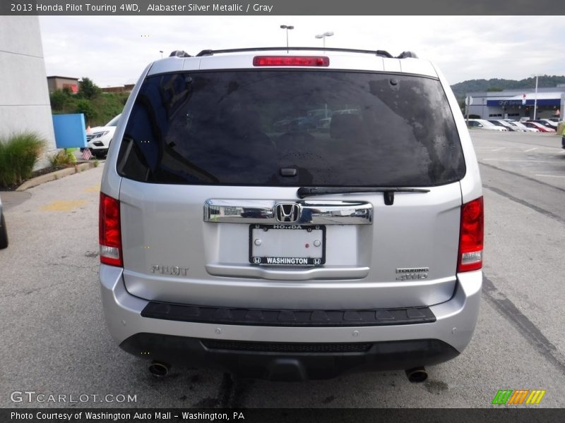 Alabaster Silver Metallic / Gray 2013 Honda Pilot Touring 4WD
