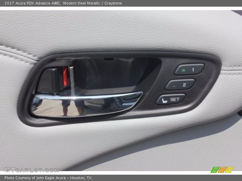 Modern Steel Metallic / Graystone 2017 Acura RDX Advance AWD