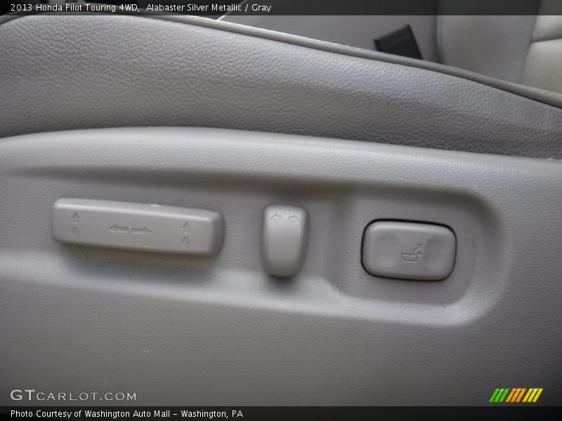 Alabaster Silver Metallic / Gray 2013 Honda Pilot Touring 4WD