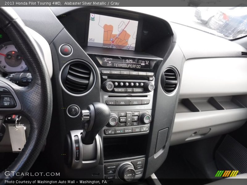 Alabaster Silver Metallic / Gray 2013 Honda Pilot Touring 4WD