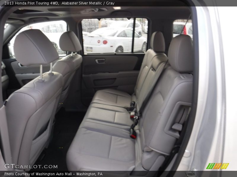 Alabaster Silver Metallic / Gray 2013 Honda Pilot Touring 4WD