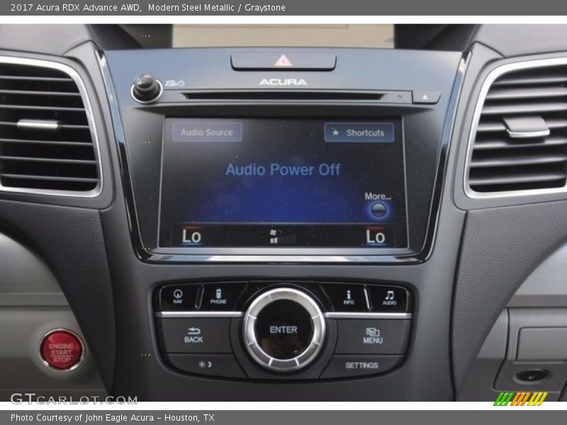 Controls of 2017 RDX Advance AWD