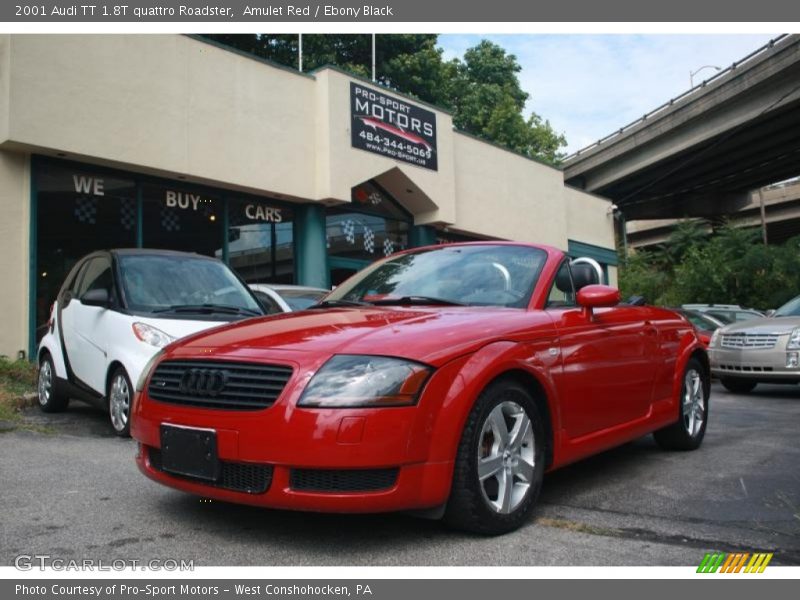 Amulet Red / Ebony Black 2001 Audi TT 1.8T quattro Roadster