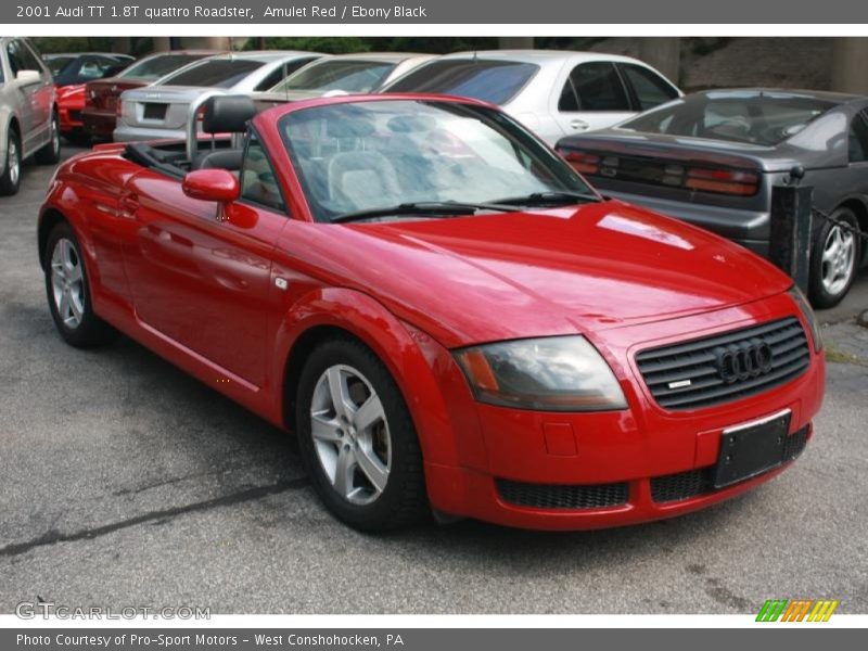 Amulet Red / Ebony Black 2001 Audi TT 1.8T quattro Roadster
