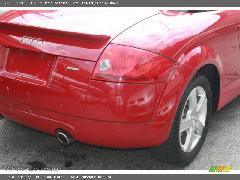 Amulet Red / Ebony Black 2001 Audi TT 1.8T quattro Roadster