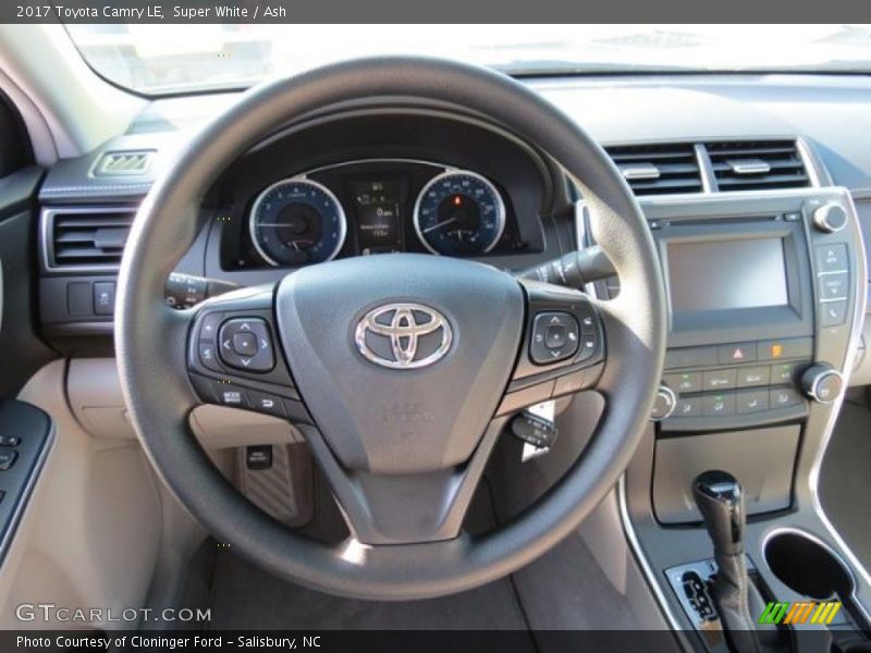 Super White / Ash 2017 Toyota Camry LE