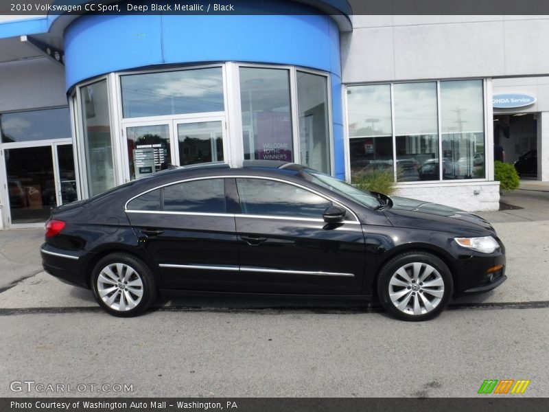 Deep Black Metallic / Black 2010 Volkswagen CC Sport