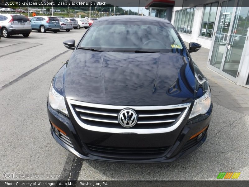 Deep Black Metallic / Black 2010 Volkswagen CC Sport