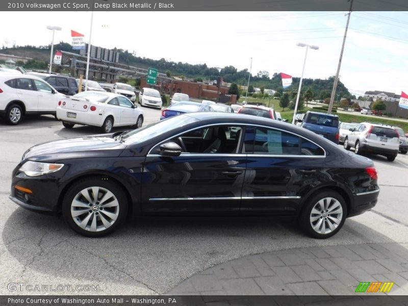 Deep Black Metallic / Black 2010 Volkswagen CC Sport