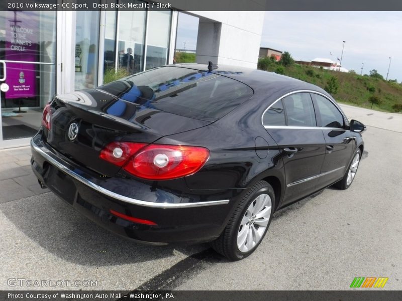 Deep Black Metallic / Black 2010 Volkswagen CC Sport