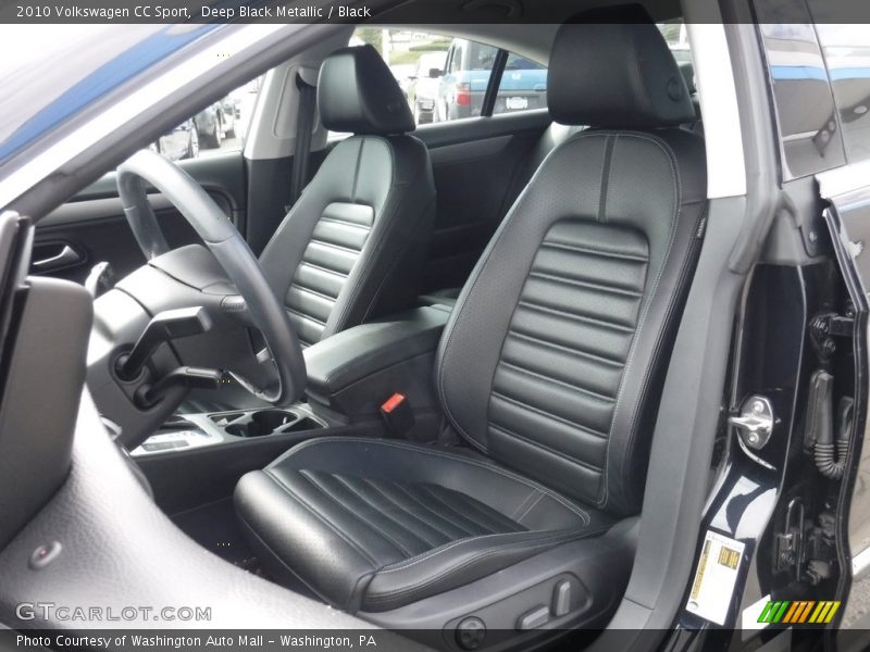 Deep Black Metallic / Black 2010 Volkswagen CC Sport
