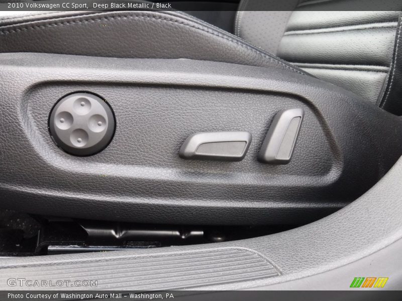 Deep Black Metallic / Black 2010 Volkswagen CC Sport