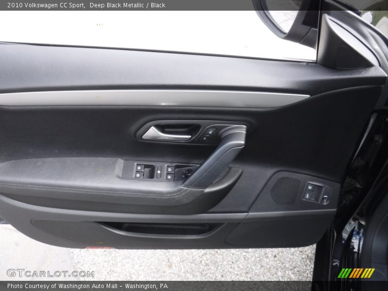 Deep Black Metallic / Black 2010 Volkswagen CC Sport