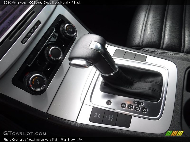 Deep Black Metallic / Black 2010 Volkswagen CC Sport