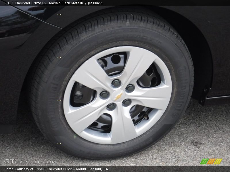 Mosaic Black Metallic / Jet Black 2017 Chevrolet Cruze LS