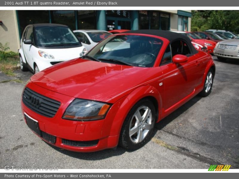 Amulet Red / Ebony Black 2001 Audi TT 1.8T quattro Roadster