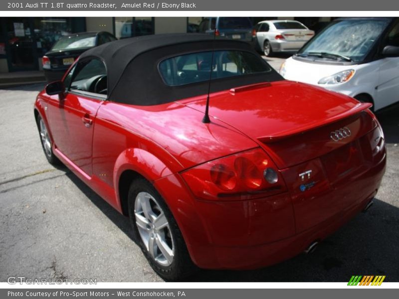 Amulet Red / Ebony Black 2001 Audi TT 1.8T quattro Roadster