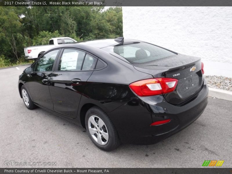Mosaic Black Metallic / Jet Black 2017 Chevrolet Cruze LS