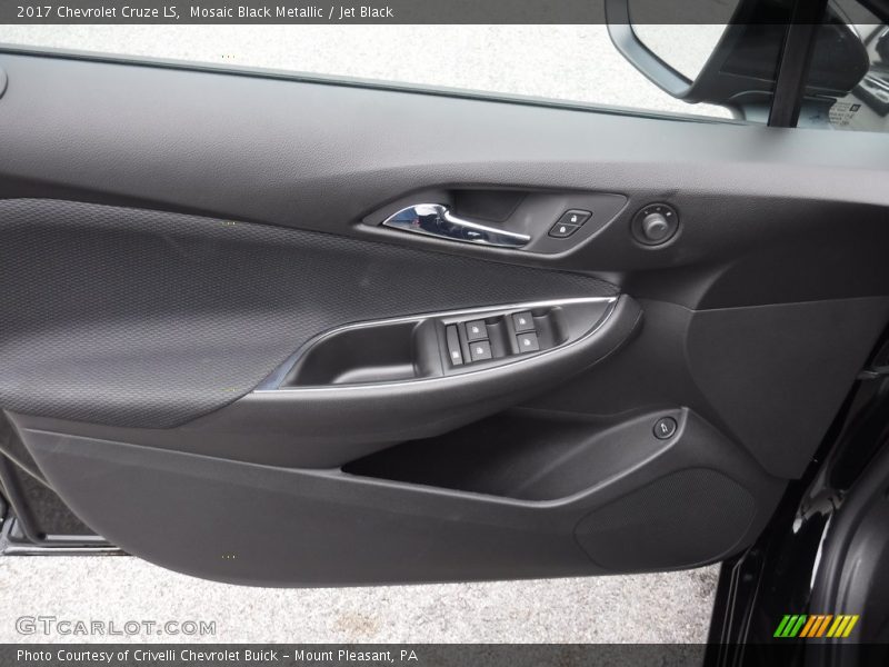 Mosaic Black Metallic / Jet Black 2017 Chevrolet Cruze LS