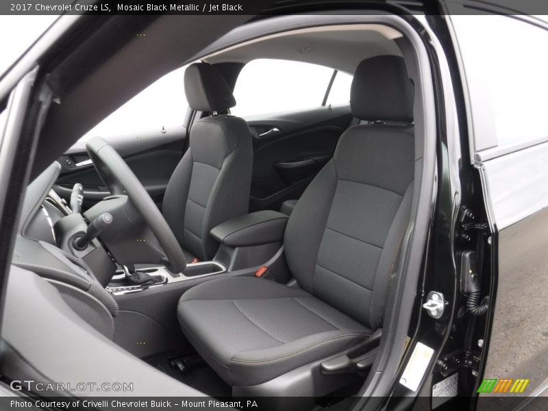 Mosaic Black Metallic / Jet Black 2017 Chevrolet Cruze LS